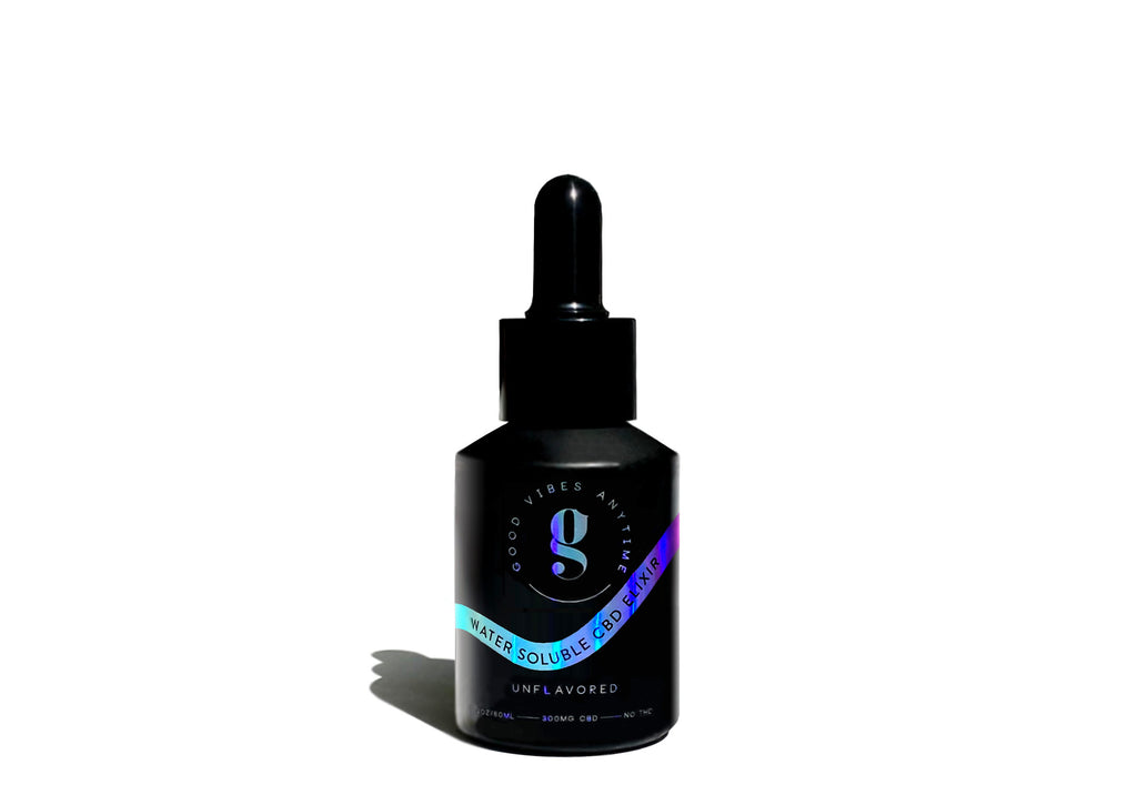 WATER SOLUBLE CBD ELIXIR - UNFLAVORED