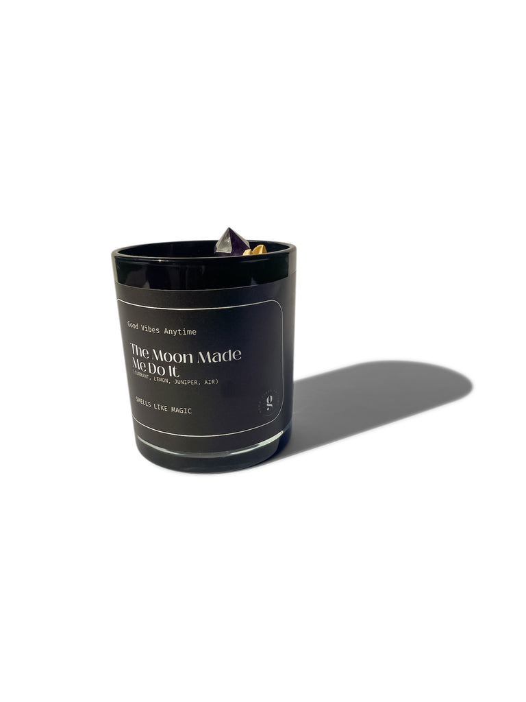 The Moon Made Me Do It - 10 oz Manifestation Candle